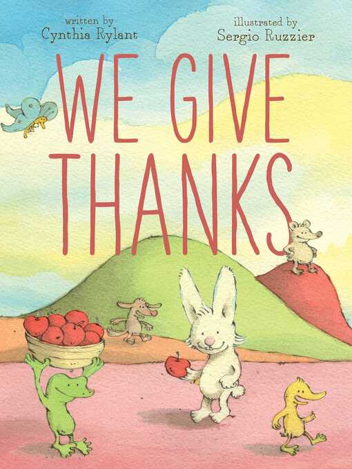 Title details for We Give Thanks by Cynthia Rylant - Wait list